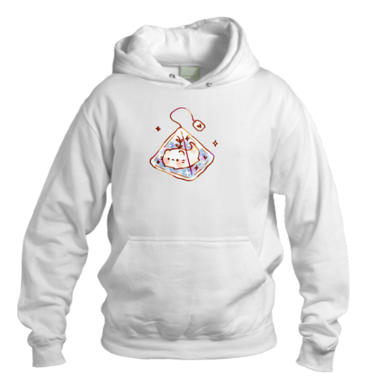 bunny Oversize Hoodie White 66