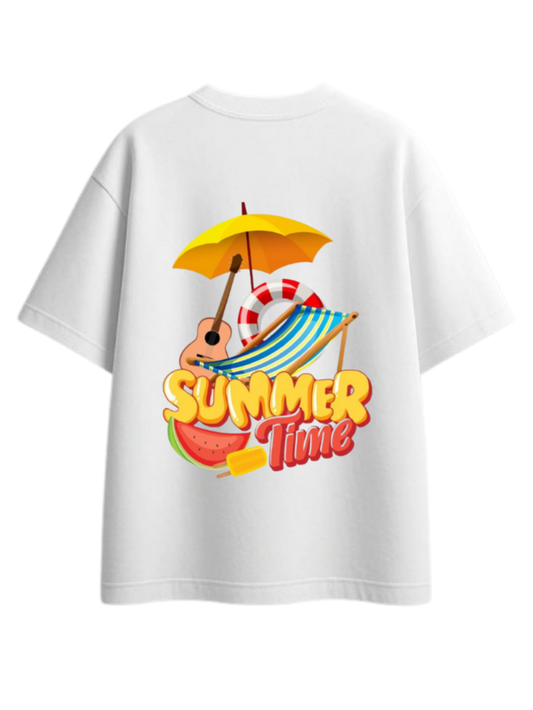 Summer Vibes t- shirt White Back 63