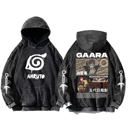 Naruto Shippuden One Size hoodie Washed Back 66