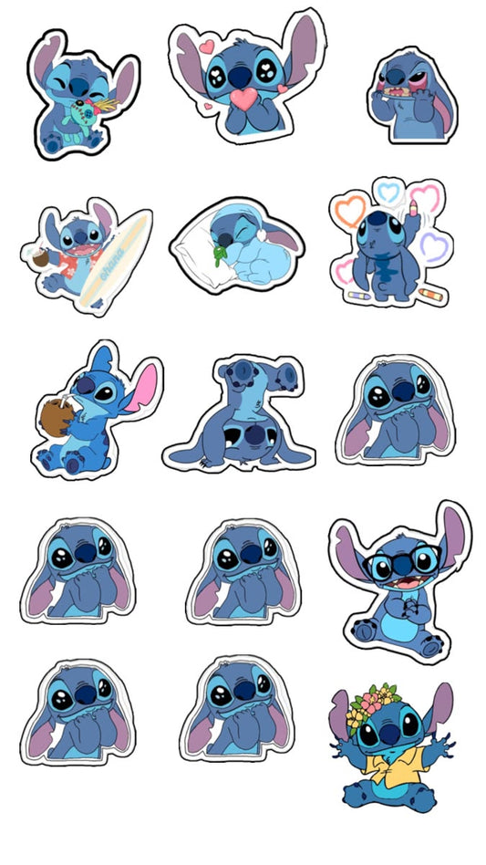stitch stickers sheet 40