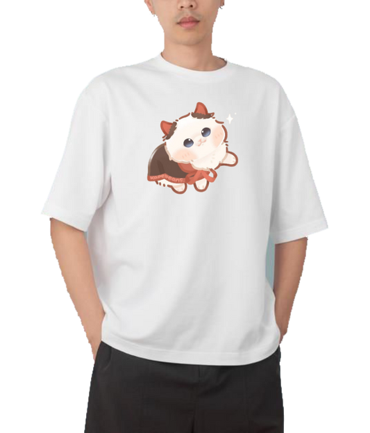 cat One Size t- shirt White 67
