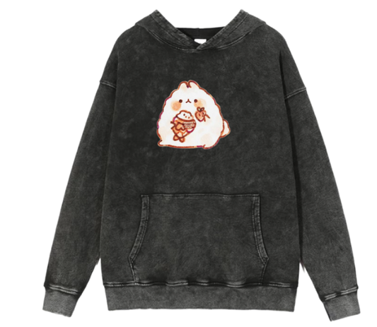 bunny Oversize Hoodie Washed 67