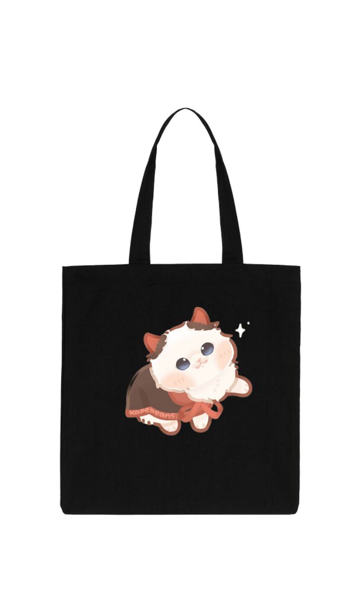 cat tote bag Black 67