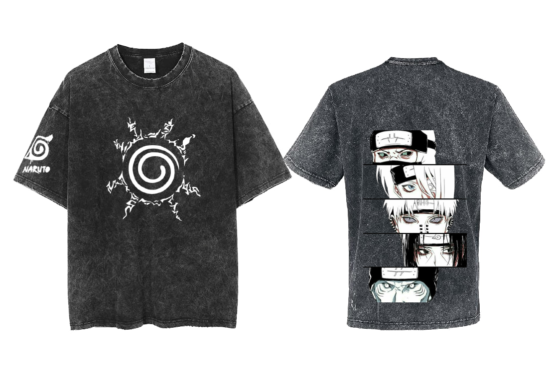 Naruto Shippuden t- shirt One Size Washed Back 67