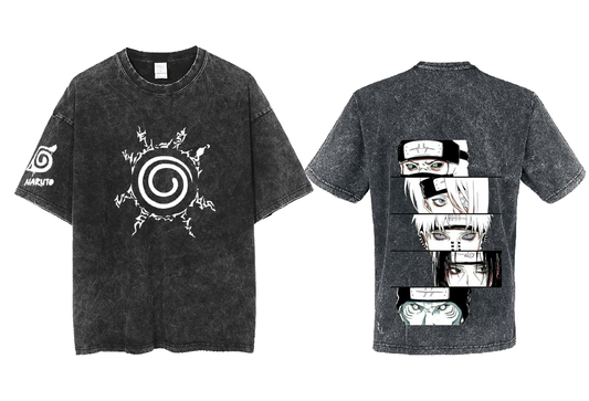 Naruto Shippuden t- shirt One Size Washed Back 67