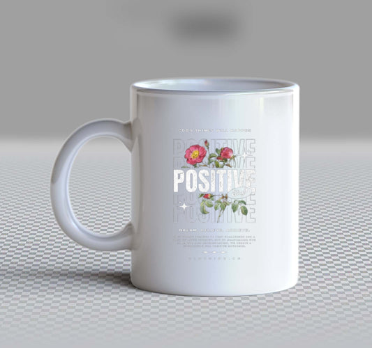 POSITIVE Back text Mug 67