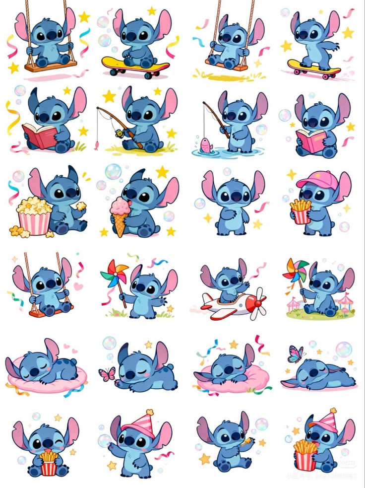 stitch stickers sheet 32