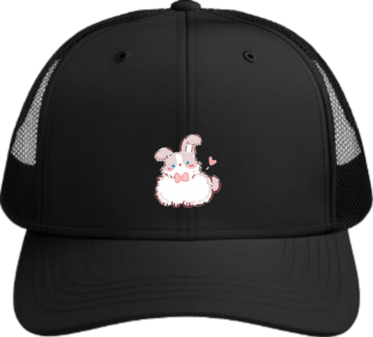 bunny Baseball cap Black 68