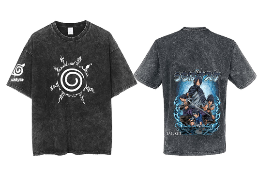 Naruto Shippuden t- shirt One Size Washed Back 68