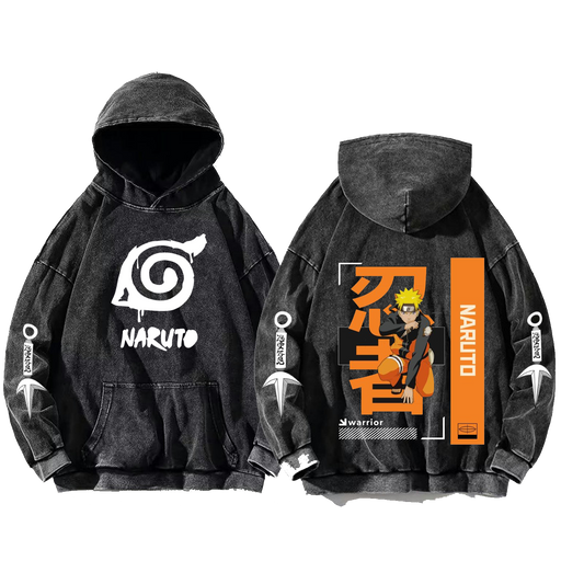 Naruto Shippuden One Size hoodie Washed Back 68