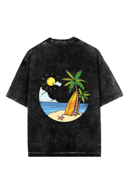 Summer Vibes One Size t- shirt Washed Back 68
