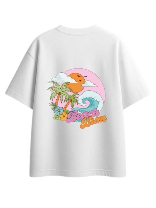 Summer Vibes t- shirt White Back 66