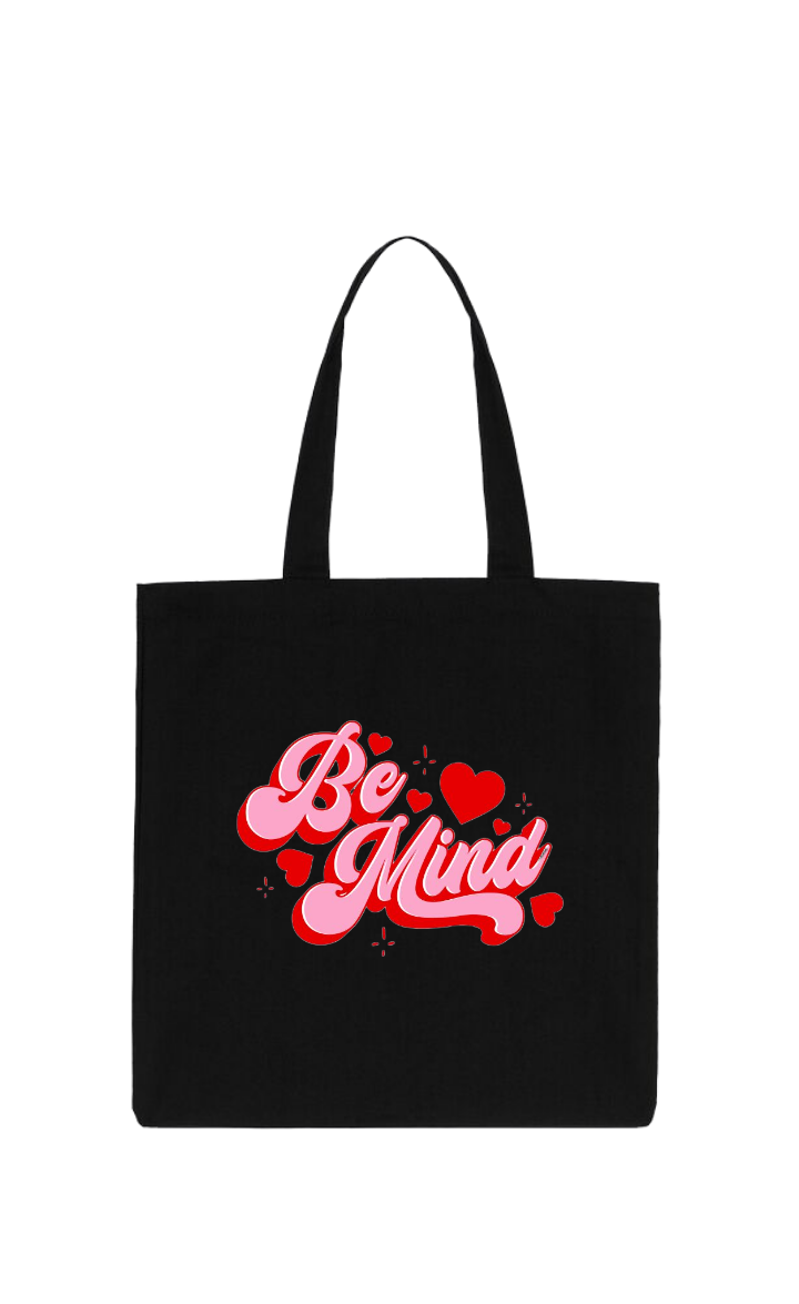Be Mine tote bag Black 68