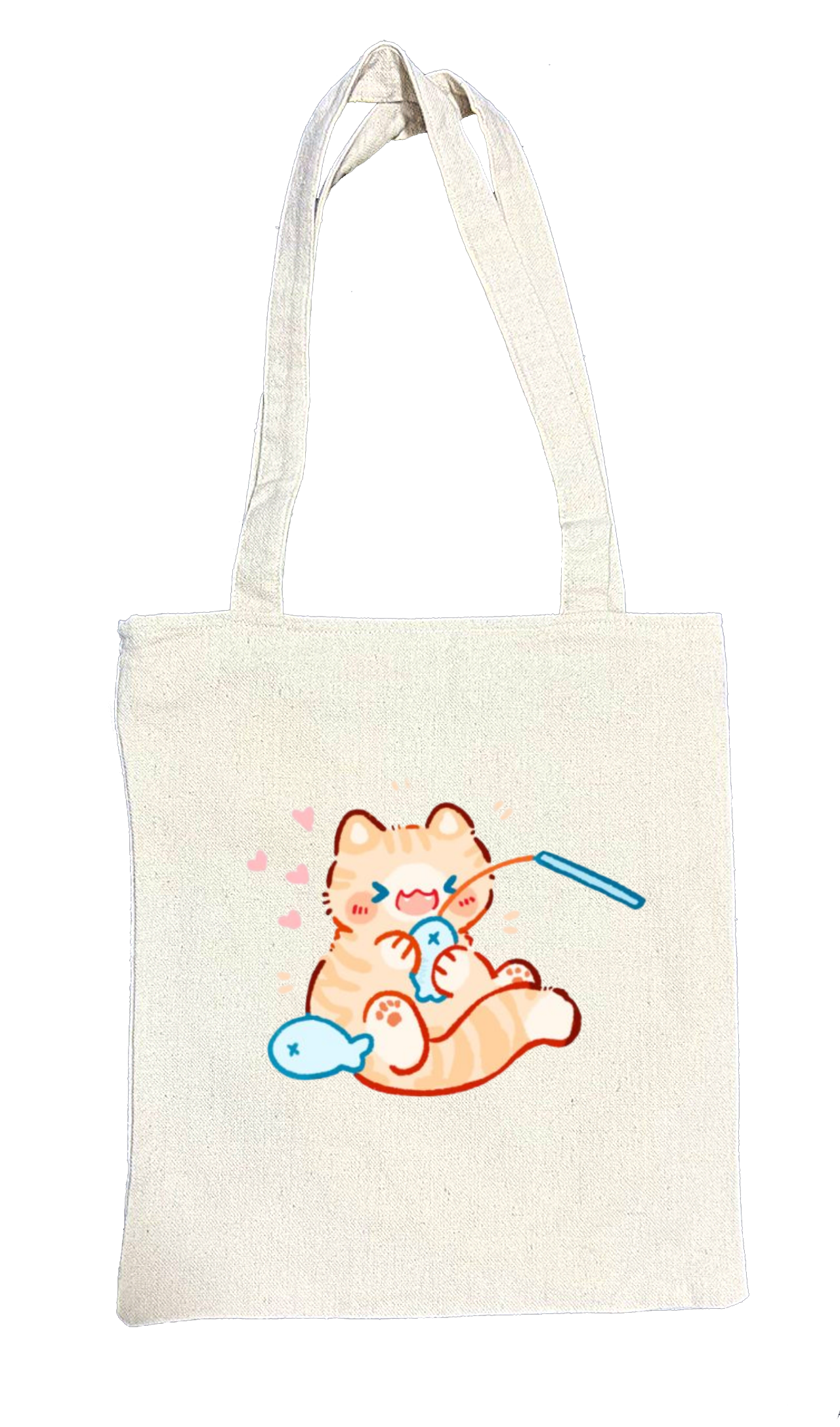 cat tote bag White 68