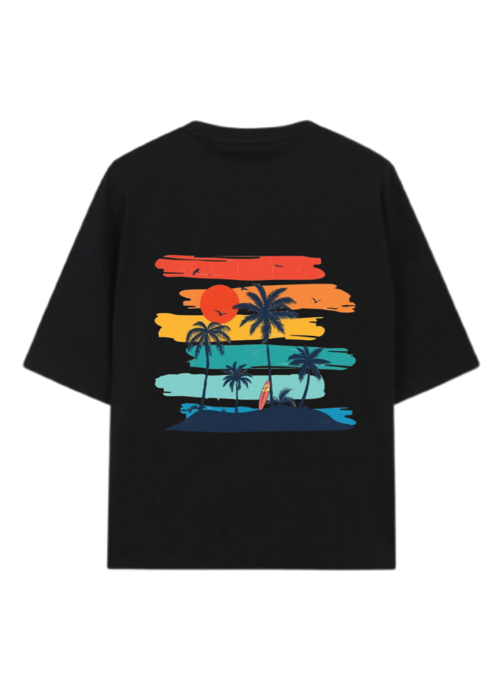 Summer Vibes t- shirt Black Back 68