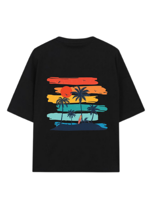 Summer Vibes t- shirt Black Back 68