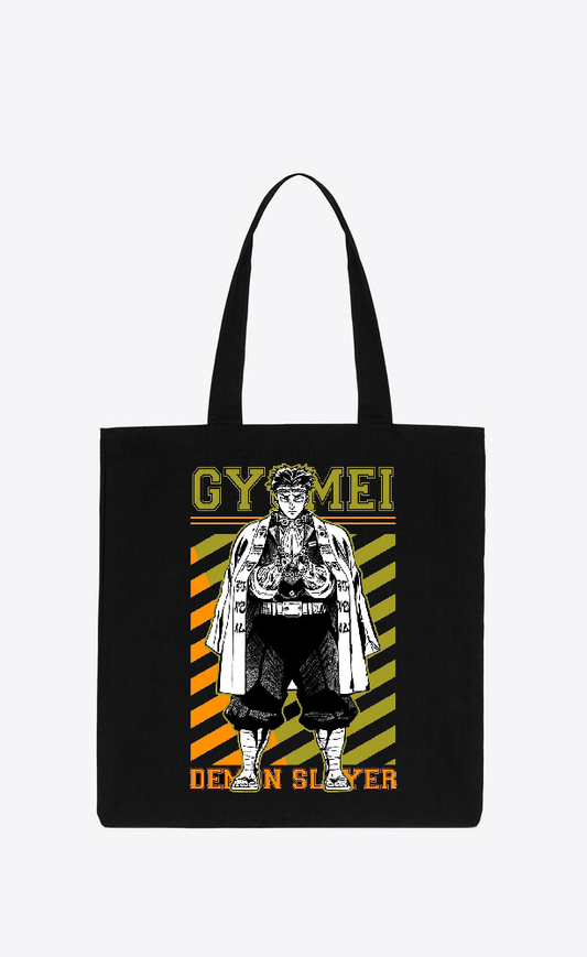 Anime Demon slayer nezuko tanjiro tote bag Black 69