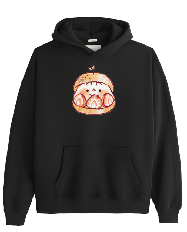 bunny Oversize Hoodie Black 69