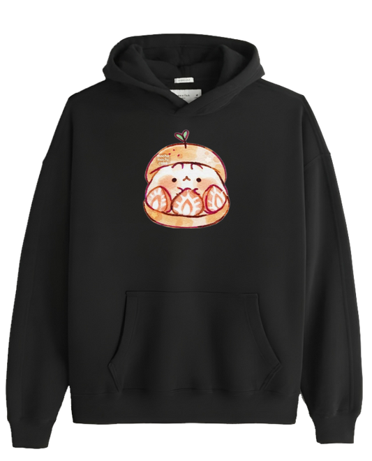 bunny Oversize Hoodie Black 69