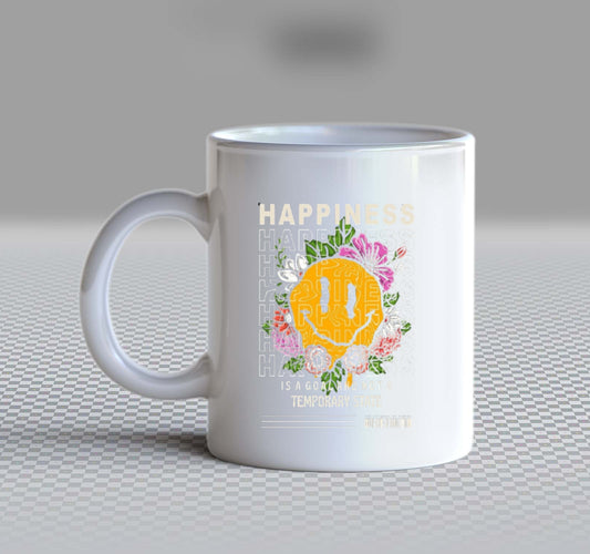 HAPPINESS Back text Mug 69