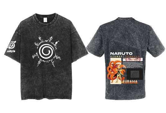 Naruto Shippuden t- shirt One Size Washed Back 69