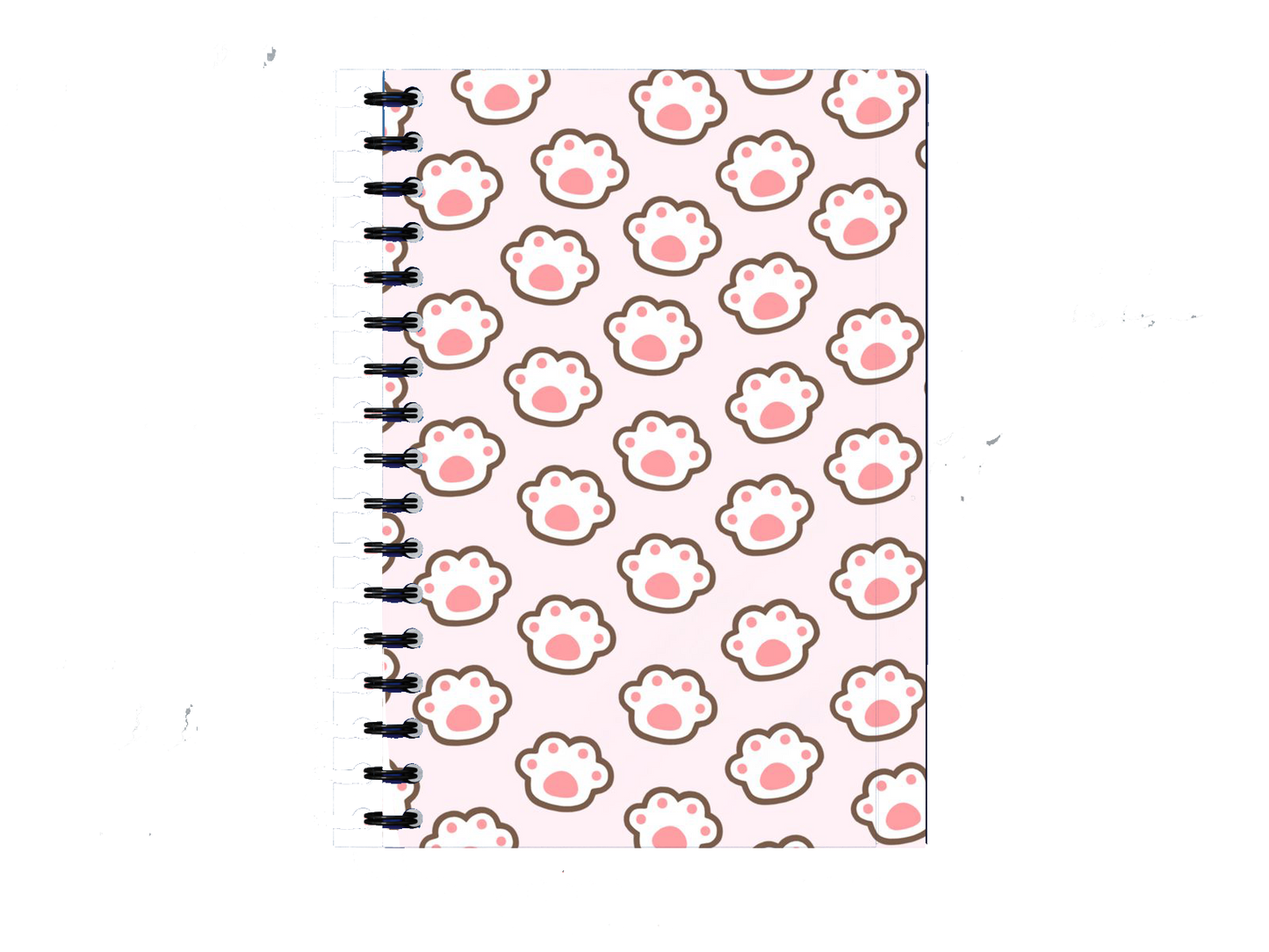 Cat Paw Print Notebook A5 69