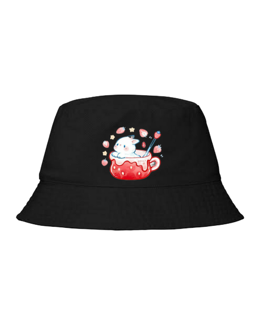 bunny Bucket hat Fishman hat cap Black 69