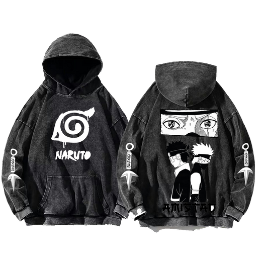 Naruto Shippuden One Size hoodie Washed Back 69