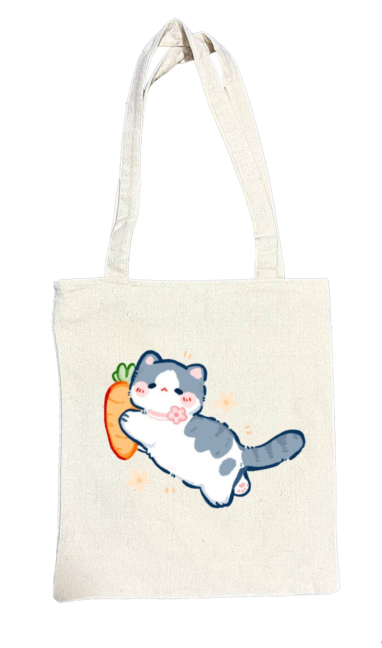 cat tote bag White 69