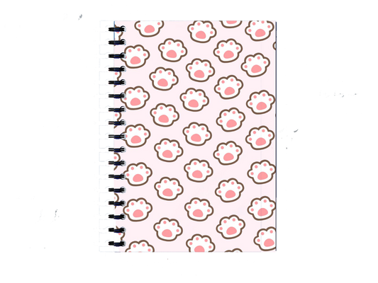 Notebook Paw Pattern 69