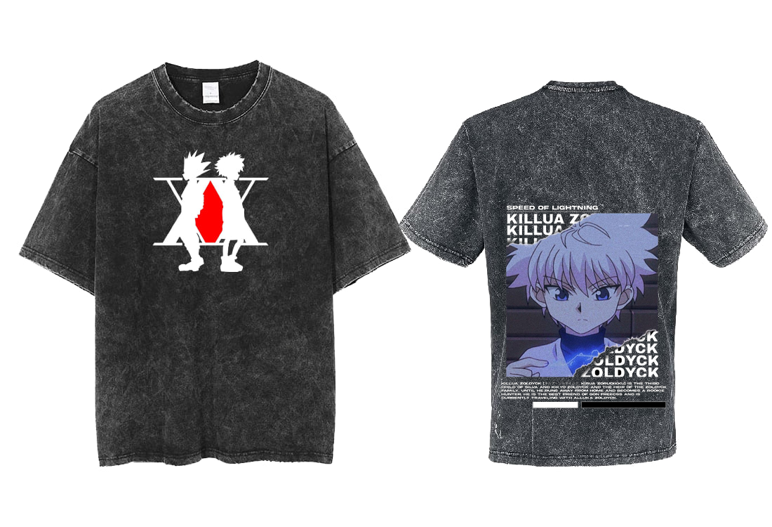 Hunter × Hunter t- shirt One Size Washed Back 6