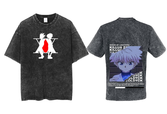 Hunter × Hunter t- shirt One Size Washed Back 6