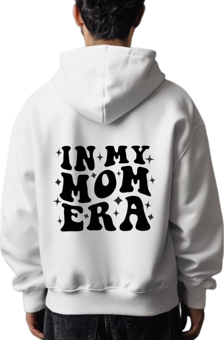 Mom dad parents Oversize Hoodie White Back 6