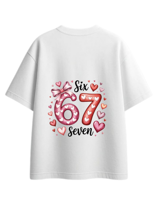 67 designs One Size t- shirt White Back 6