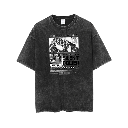 RANDOM ANIME GIRL t- shirt Washed  6