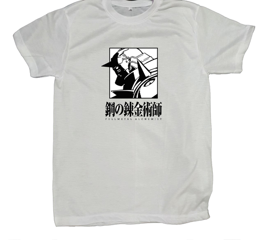 full metal alchamest t- shirt fat White 6