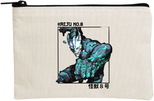 Kaiju No. 8 wallet pencil case Beige 6