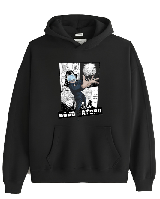 jujutsu kaisen GOJO Oversize  Hoodie Black 6