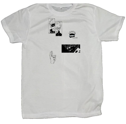 tjujutsu kaisen GOJO Oversize t- shirt White 9