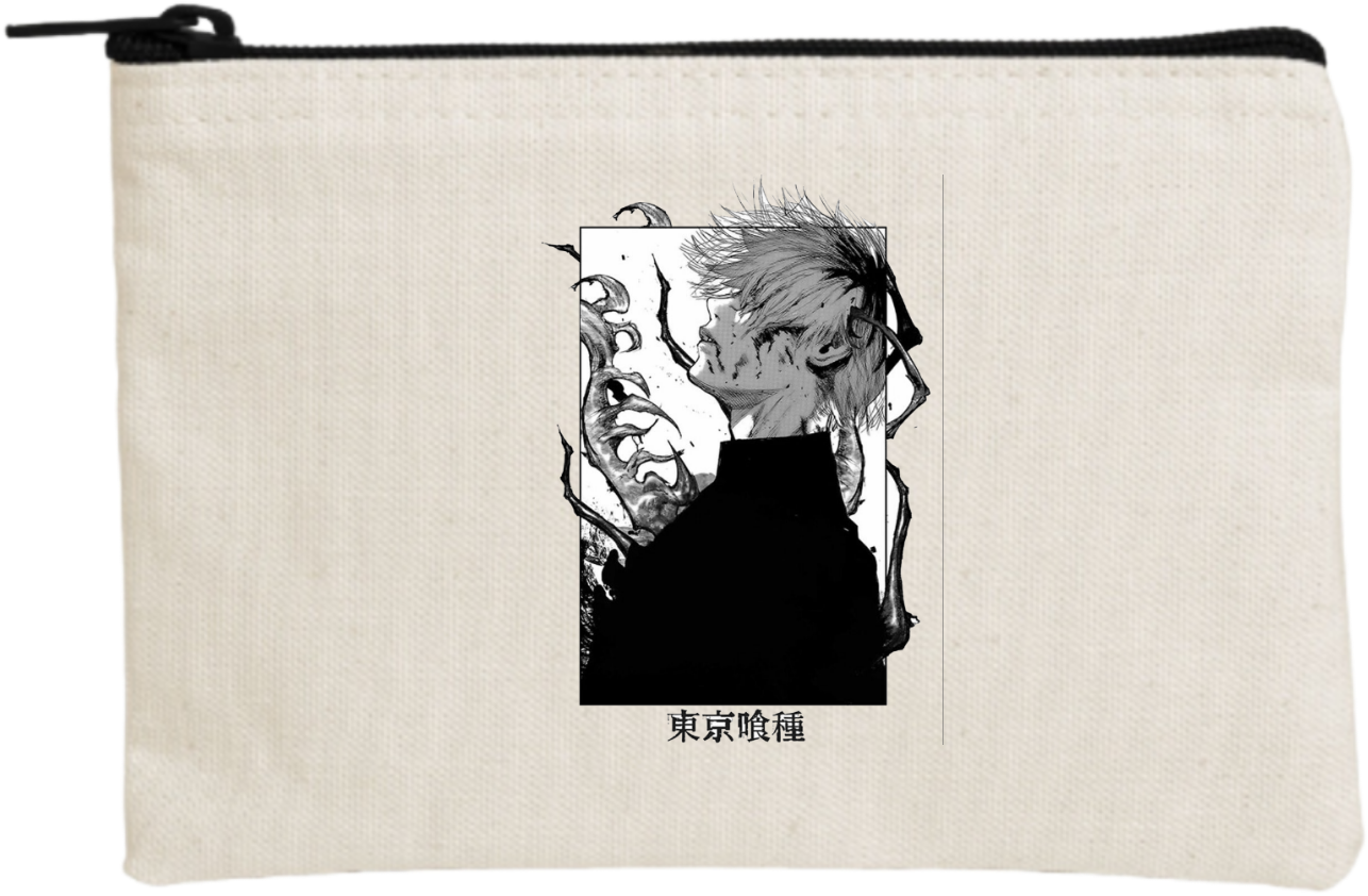 Tokyo ghoul wallet pencil case Beige 6