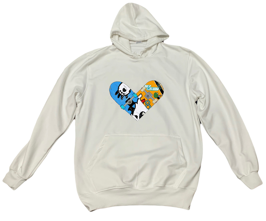 SK8 the Infinity One Size hoodie White 2