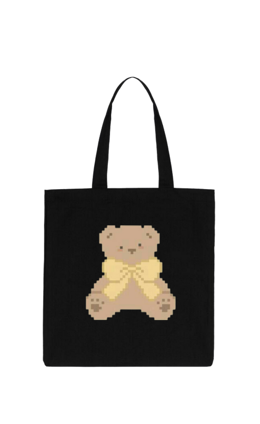 bear tote bag Black 6