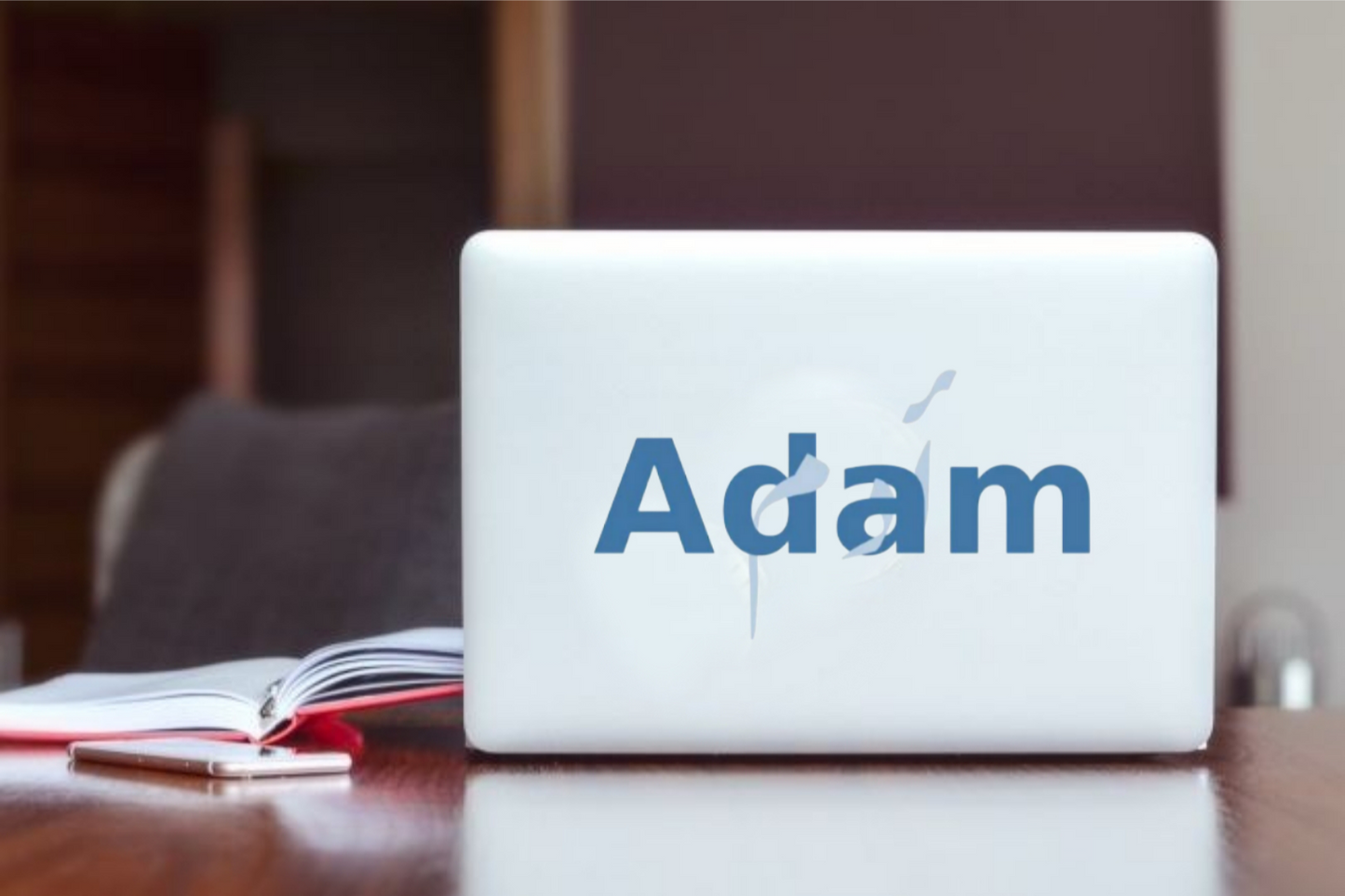 names Laptop Sticker Adam 6