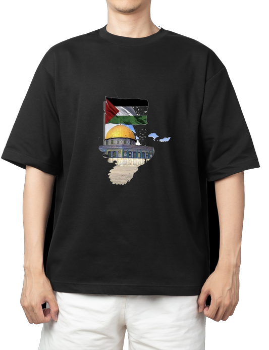 Palestine t- shirt One Size Black 6