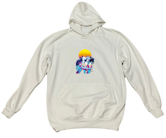 Neverland One Size hoodie White 6