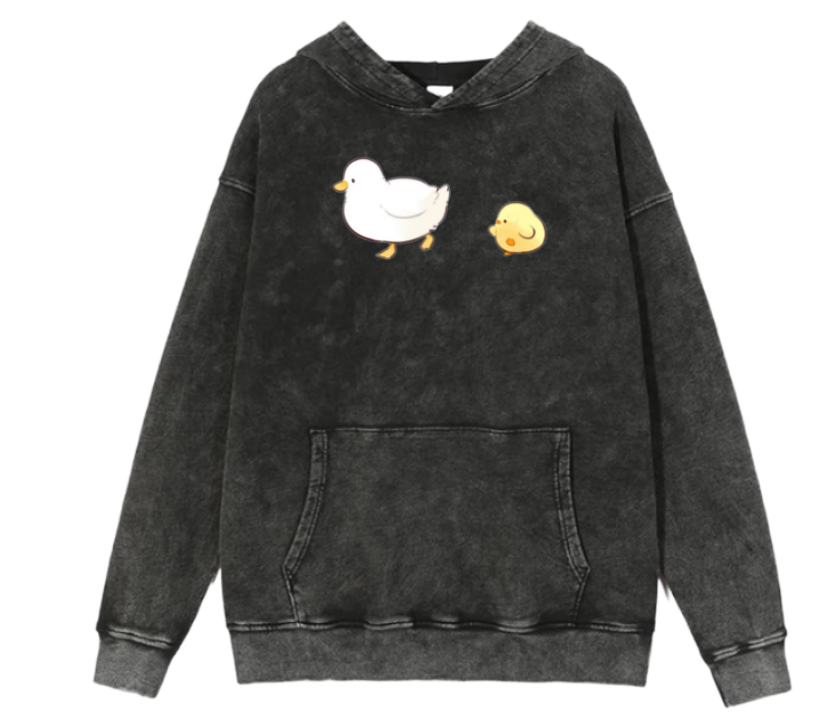 duck Oversize Hoodie Washed 6