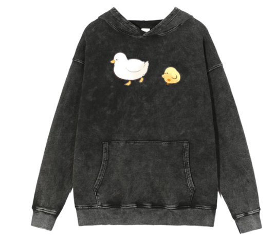 duck Oversize Hoodie Washed 6