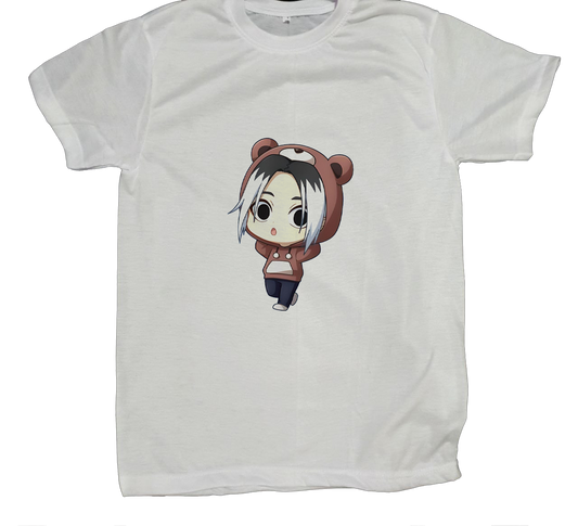 blue lock t- shirt fat White 6