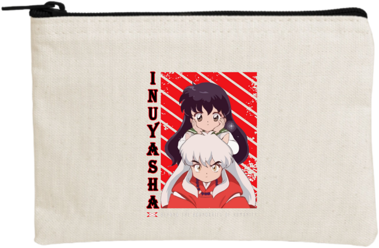 Inuyasha wallet pencil case Beige 6