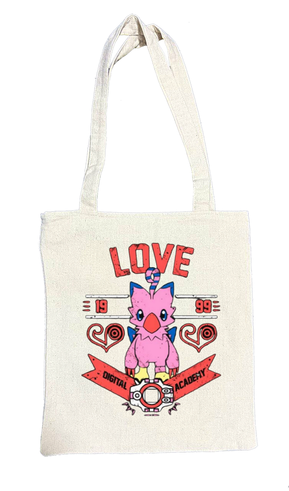 Digimon Adventure tote bag beige 6